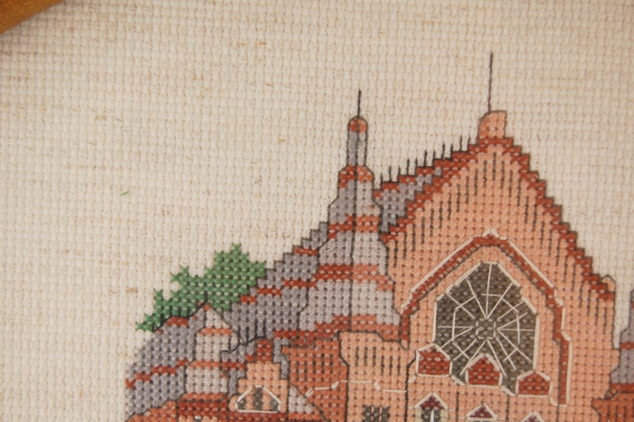 Cincinnati Music Hall Needlepoint