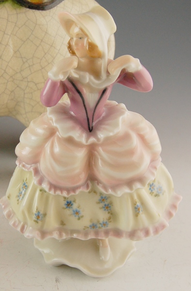  Elephant Vase, Lefton Music Box, and Other Porcelain