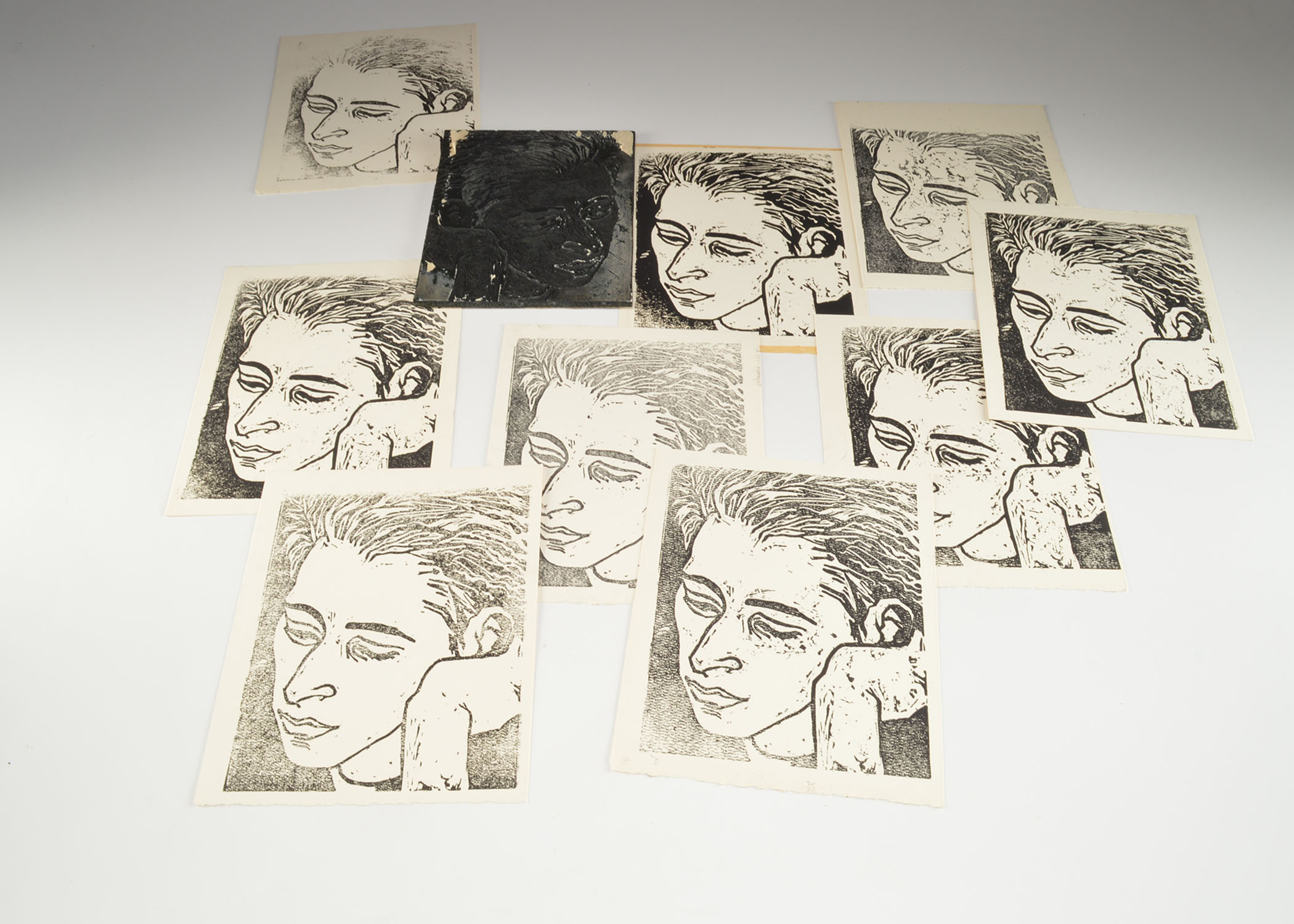 Evelyn Levy Shaw Linoleum Cut and Prints