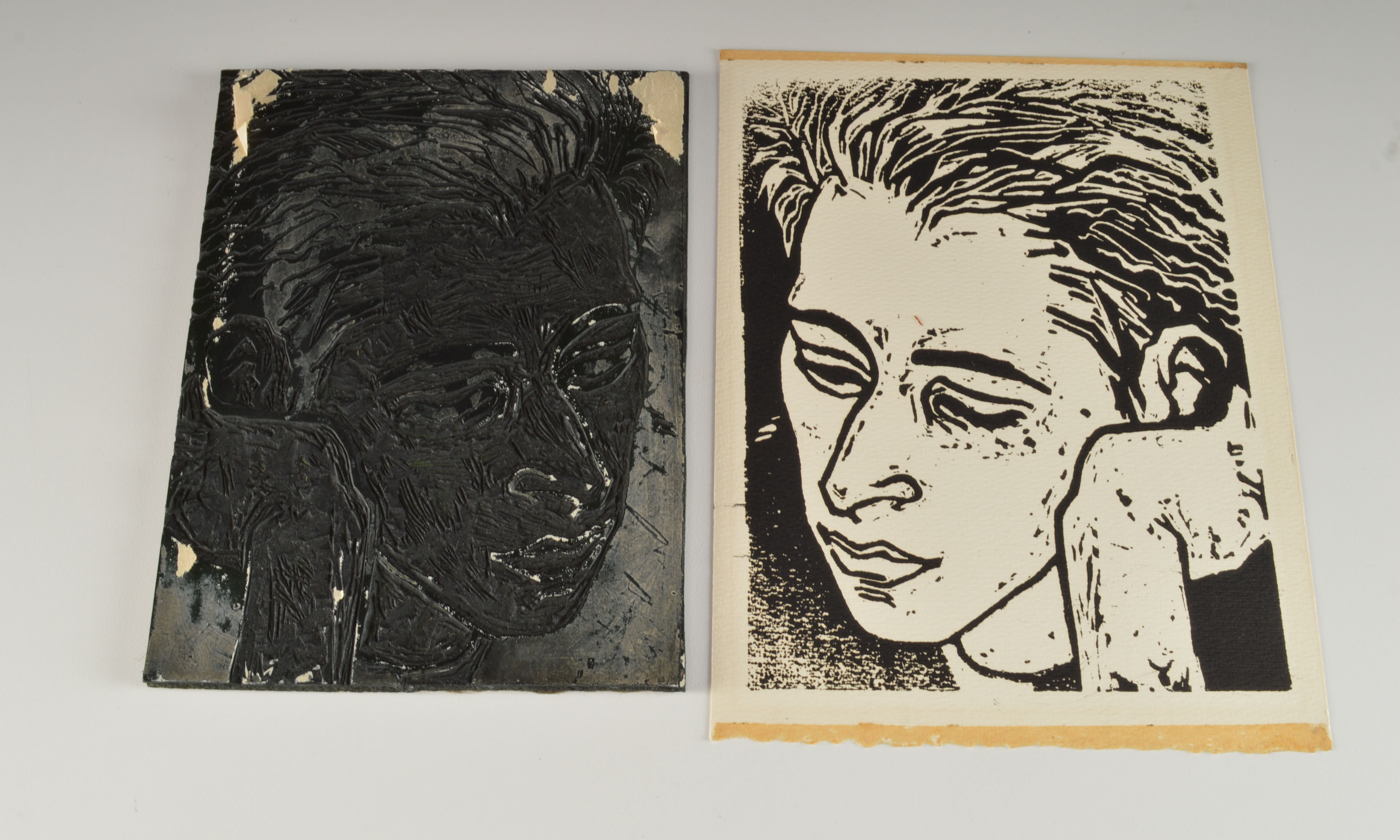 Evelyn Levy Shaw Linoleum Cut and Prints