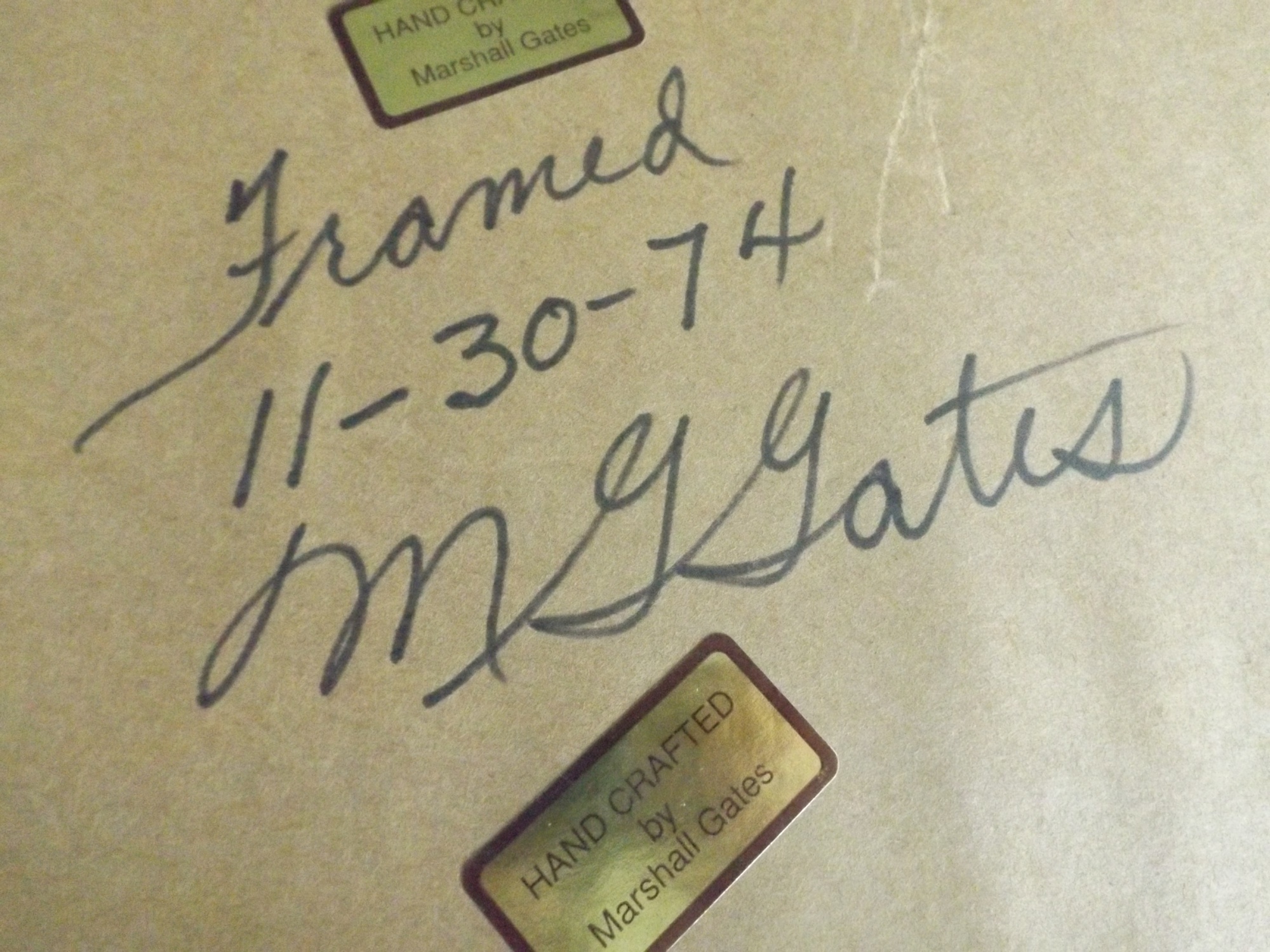 Pencil Signed Ray Harm Lithograph Titled 'Tufted Titmouse'