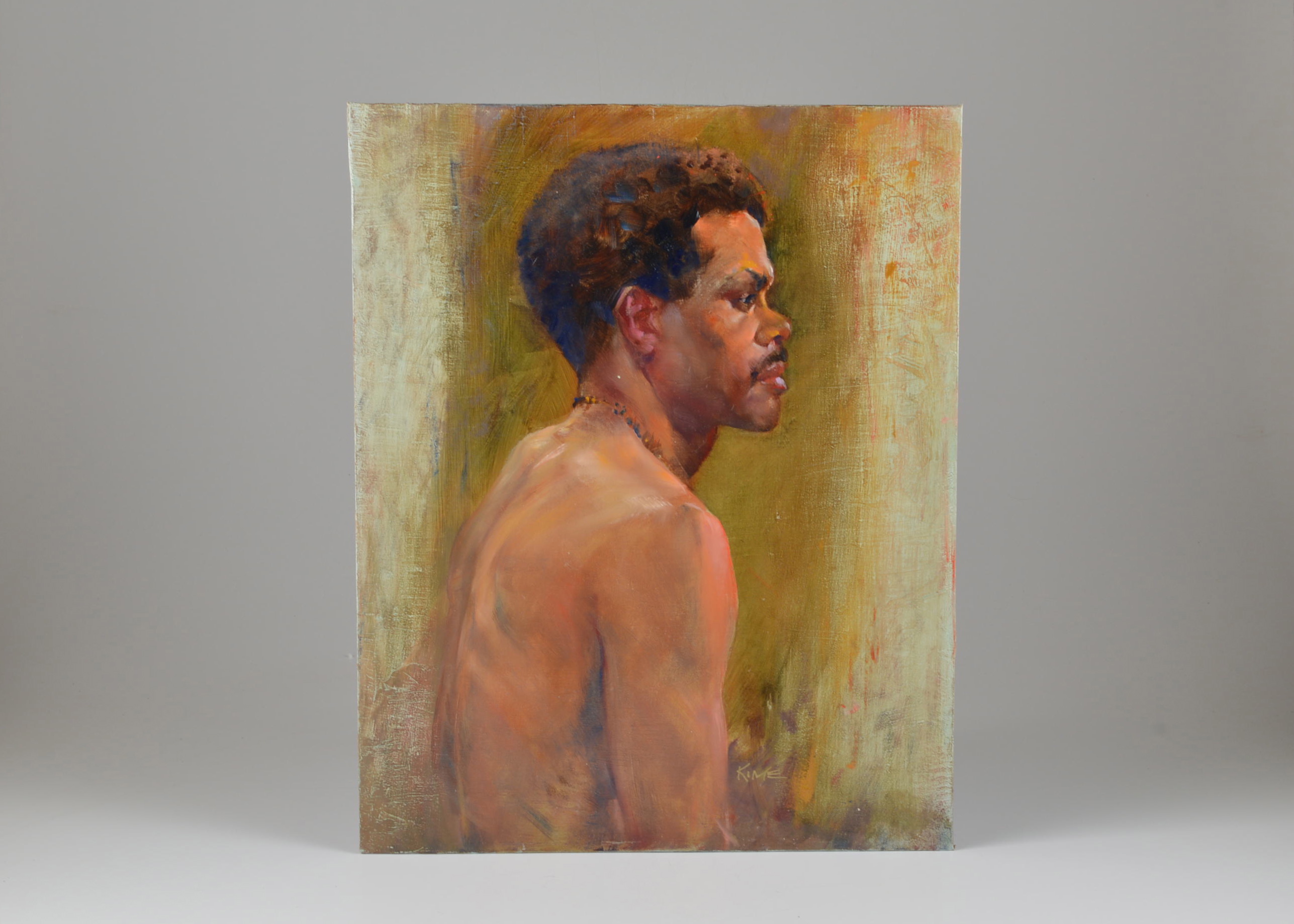 Dr. Wesley Kime, Painting, Oil on Academy Board