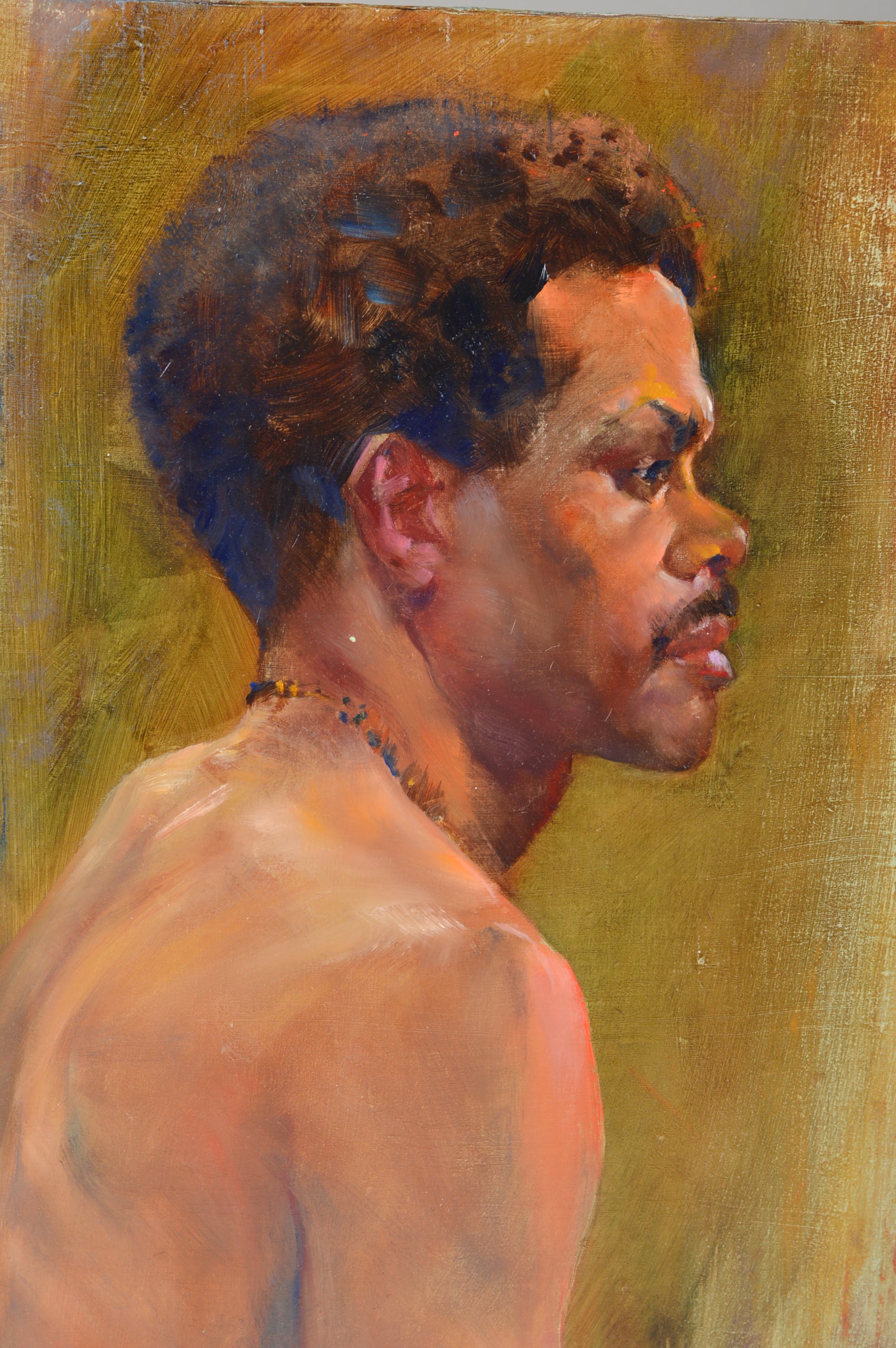 Dr. Wesley Kime, Painting, Oil on Academy Board