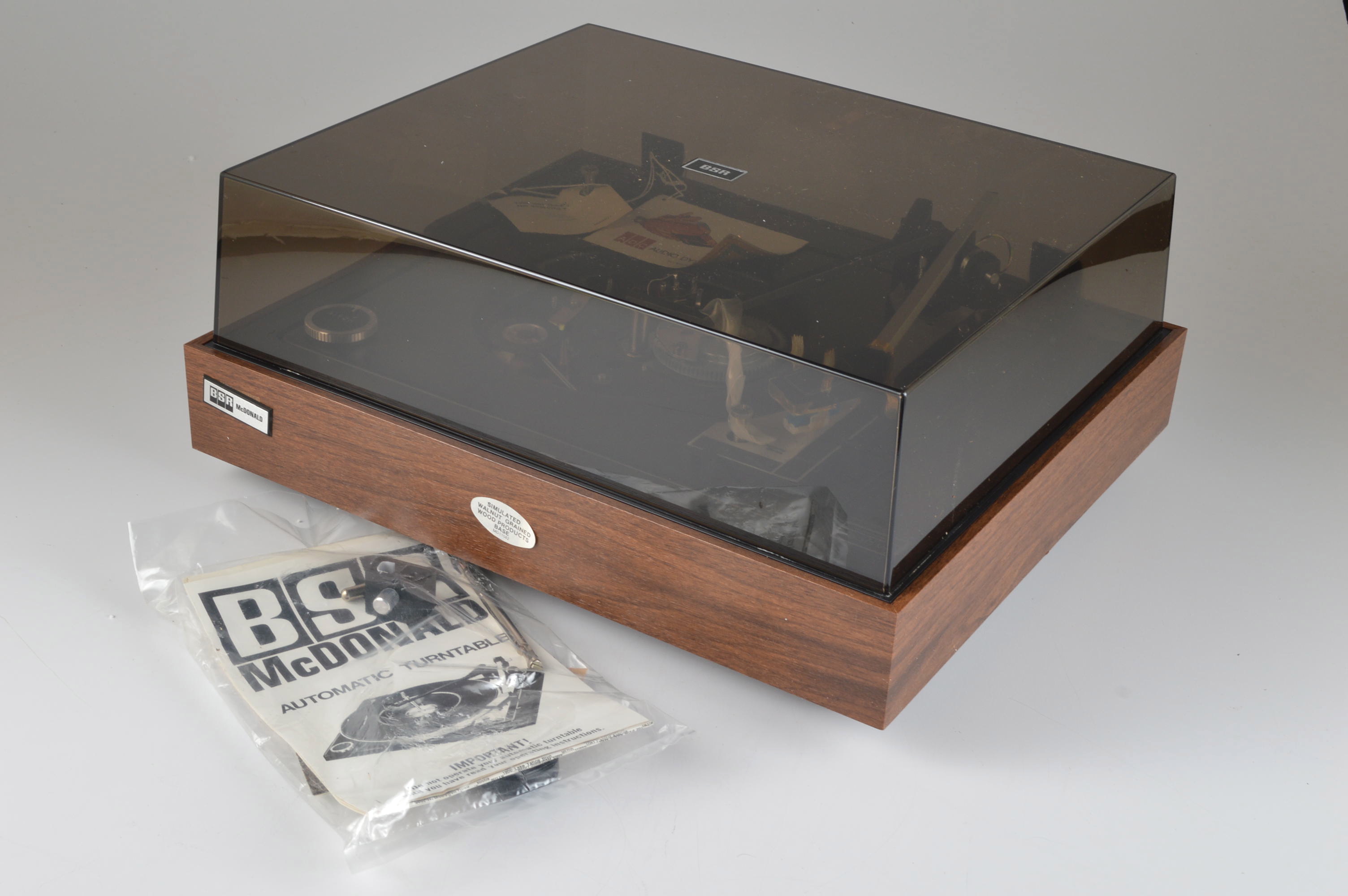BSR McDonald Automatic Turntable, Model 2630W
