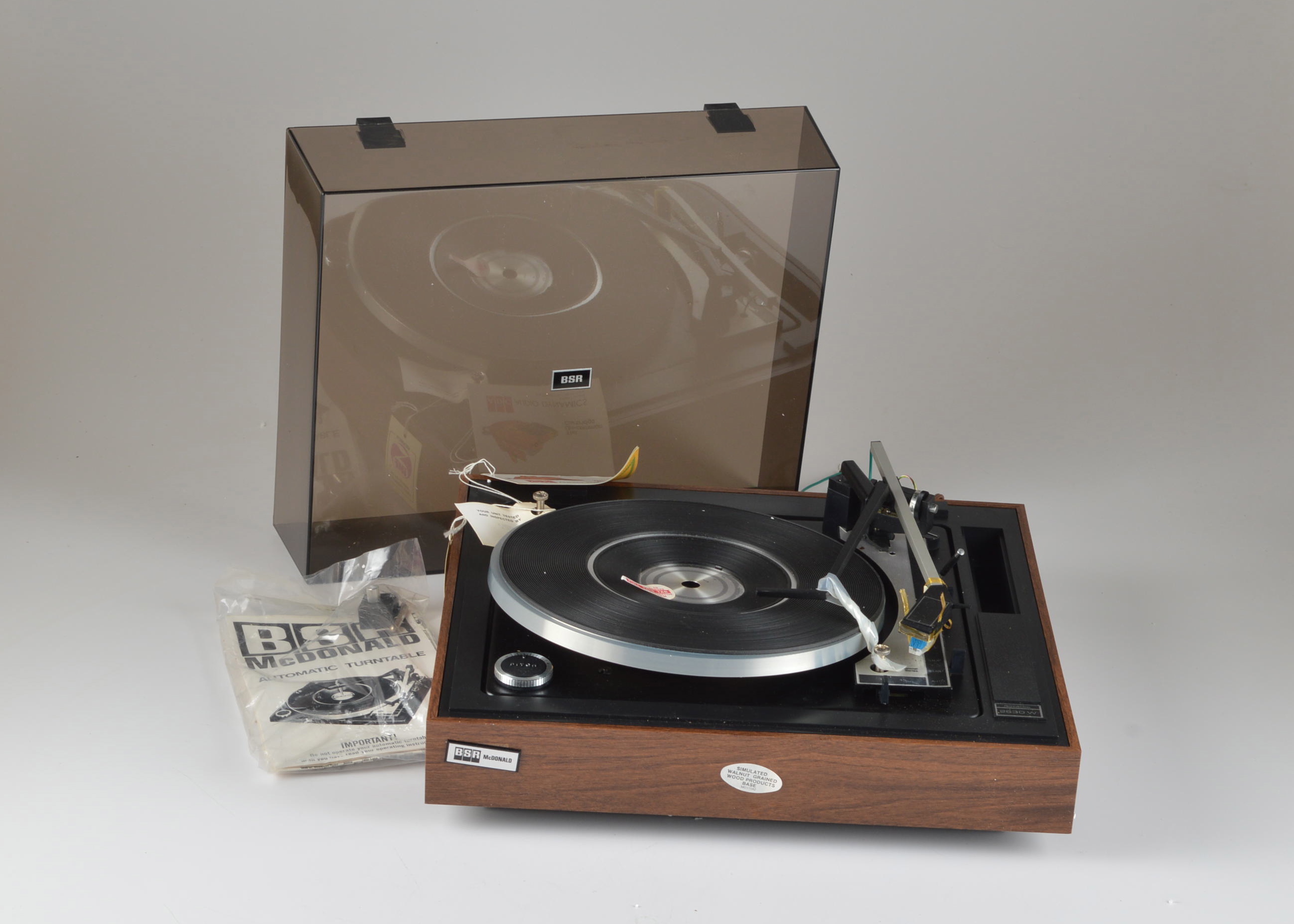 BSR McDonald Automatic Turntable, Model 2630W