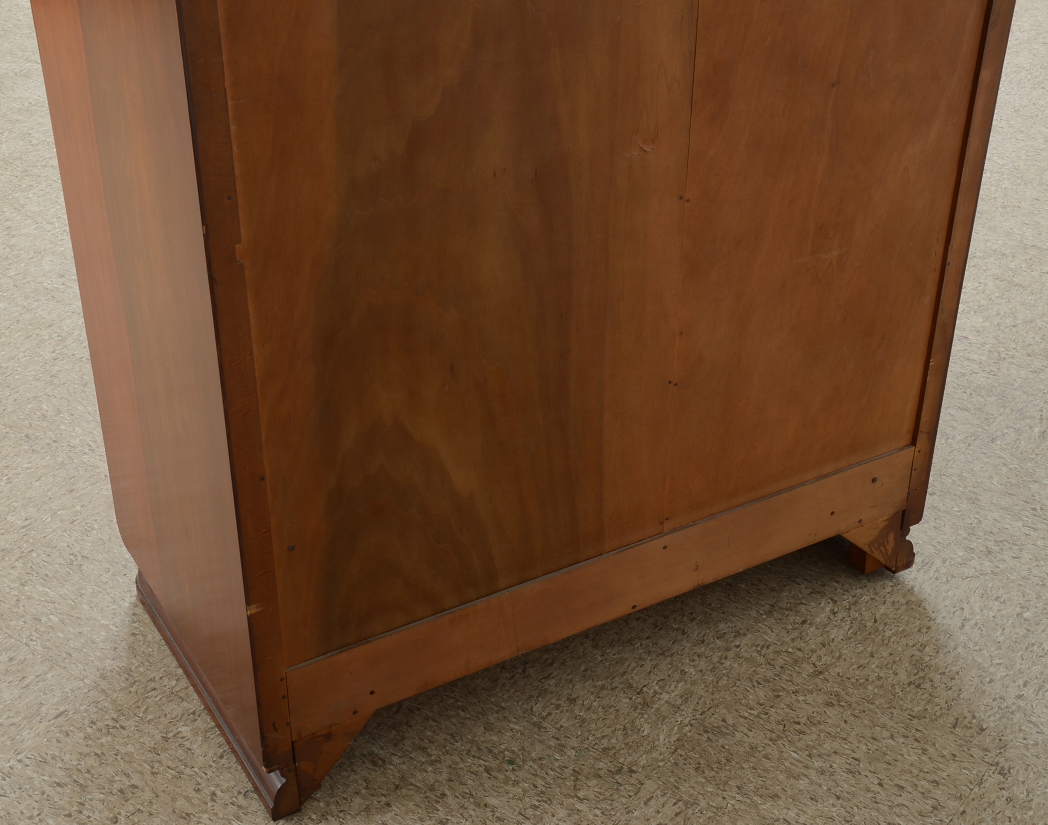 Art Deco Men's Walnut Waterfall Wardrobe