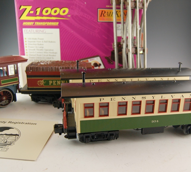 Rail King Electric Train, Transformer, and Accessories
