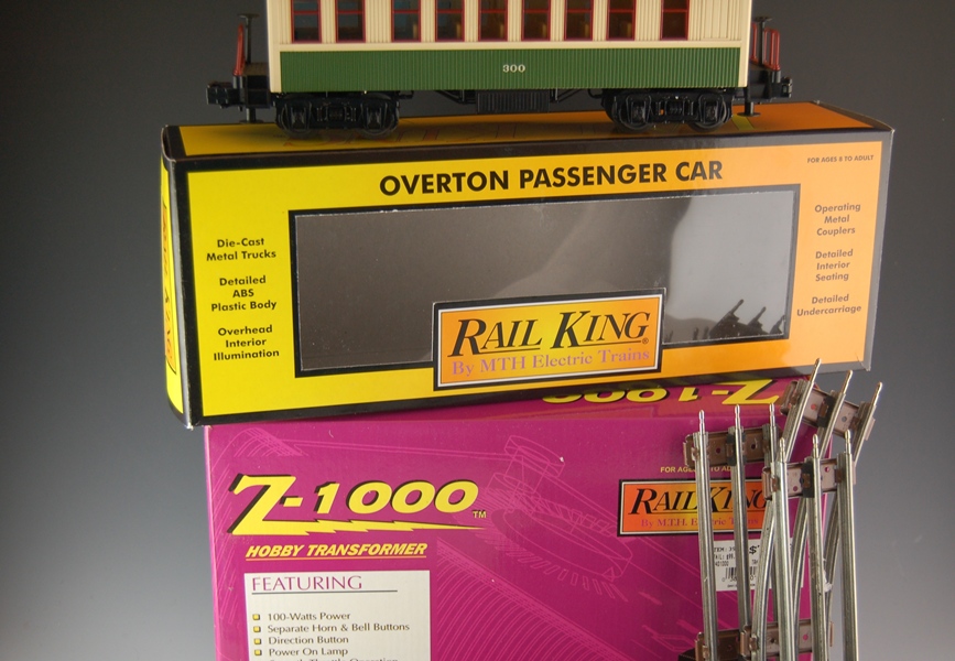 Rail King Electric Train, Transformer, and Accessories
