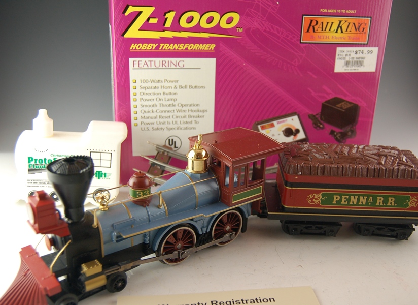 Rail King Electric Train, Transformer, and Accessories