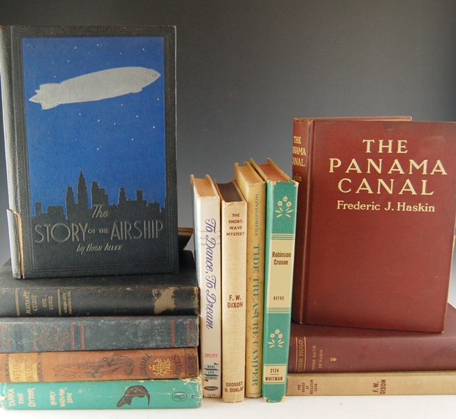 Twelve Vintage Hardback Books