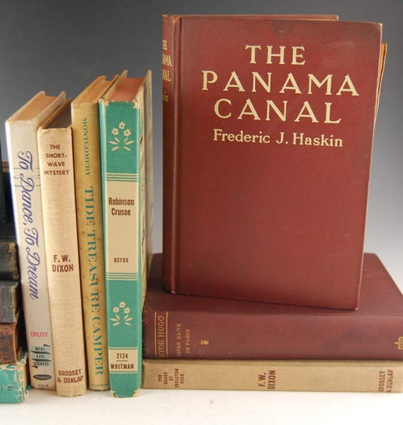 Twelve Vintage Hardback Books