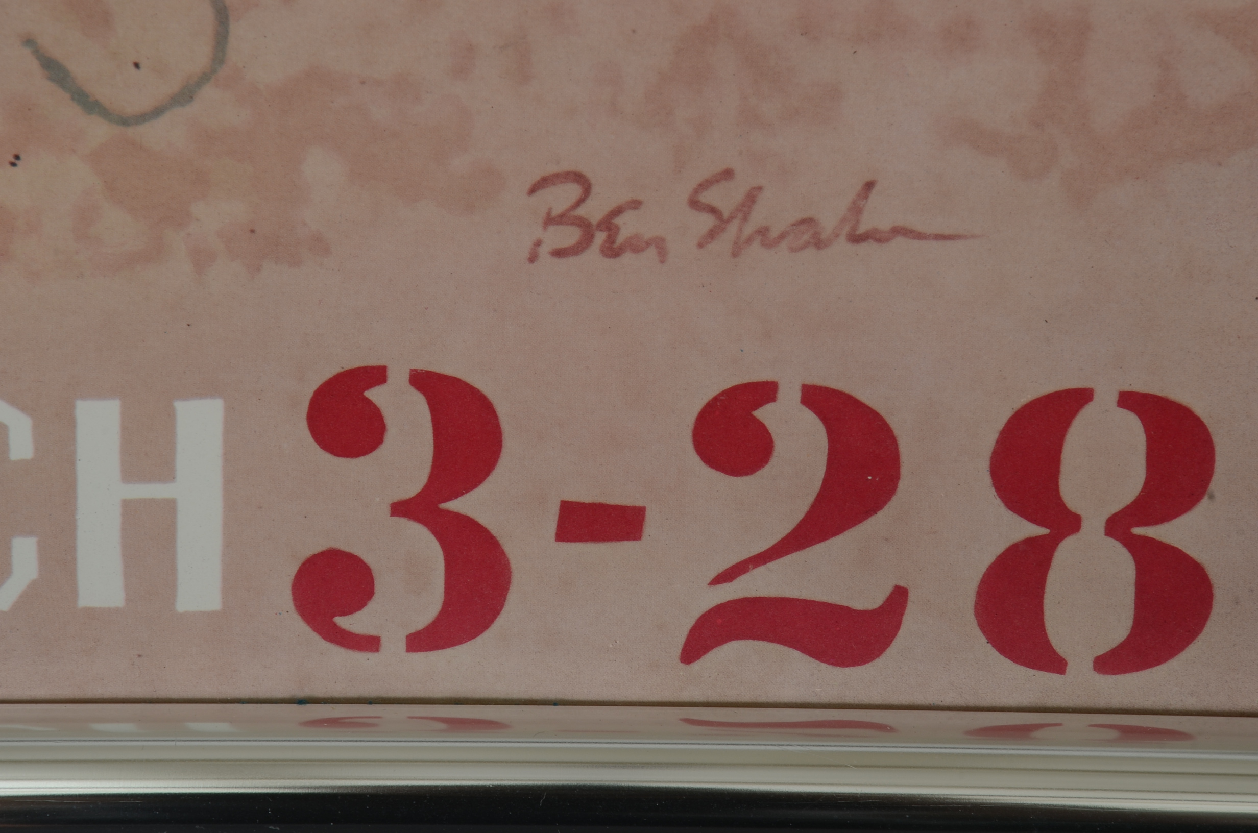 Ben Shahn Exhibition poster