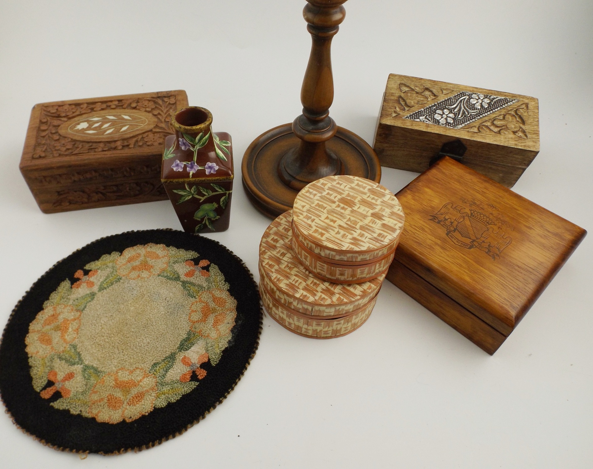 Vintage Collectibles, Baskets, Boxes