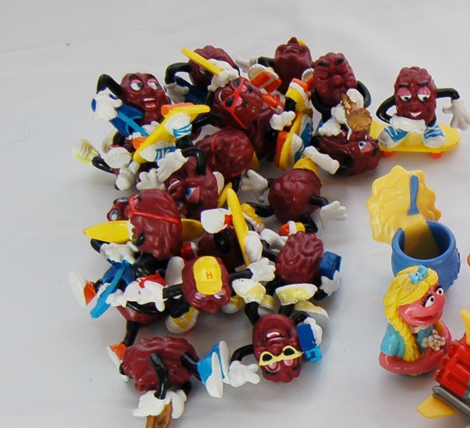 The Raisin Toys and Other Plastic Figurines