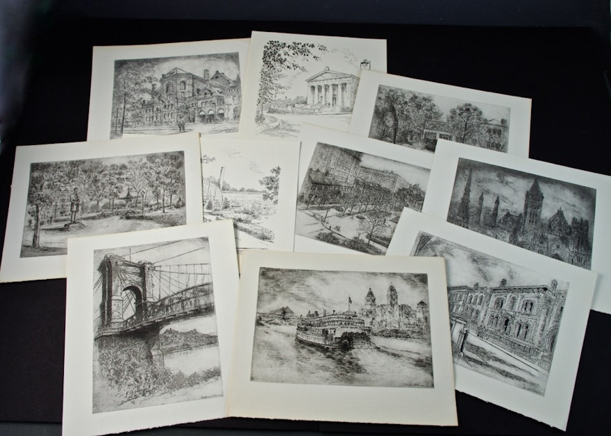 Ten Prints by Caroline Williams Issued by Fifth Third Union Trust