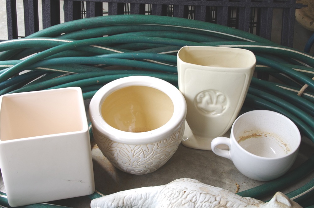 Garden Items with Flower Pots, Planters, Plant Stand, and More