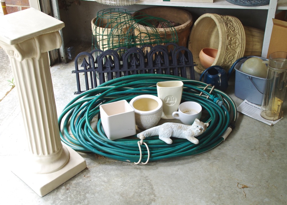 Garden Items with Flower Pots, Planters, Plant Stand, and More