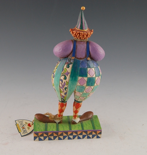 Jim Shore Accordion-Playing Circus Clown