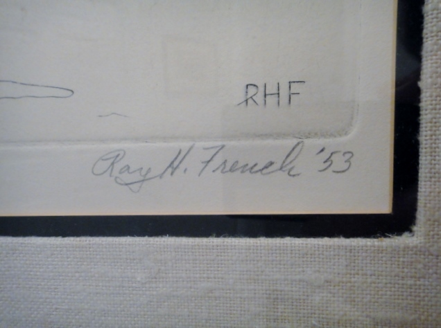 Ray H. French Print "Louisiana Heron"