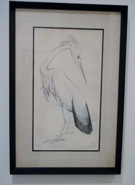 Ray H. French Print "Louisiana Heron"