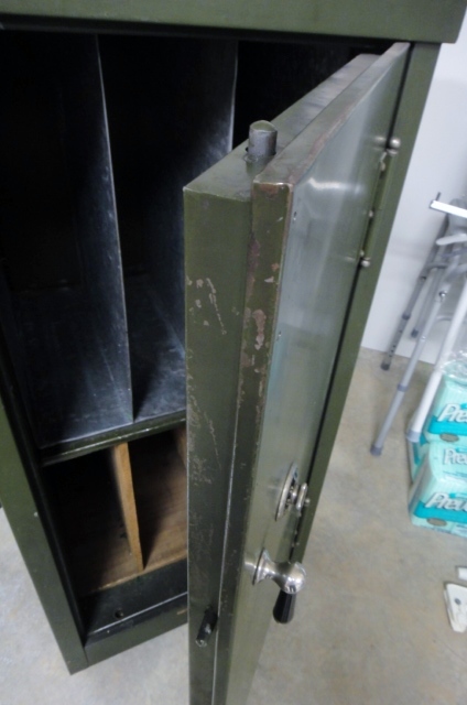 Vintage Globe & Wernick Floor Safe