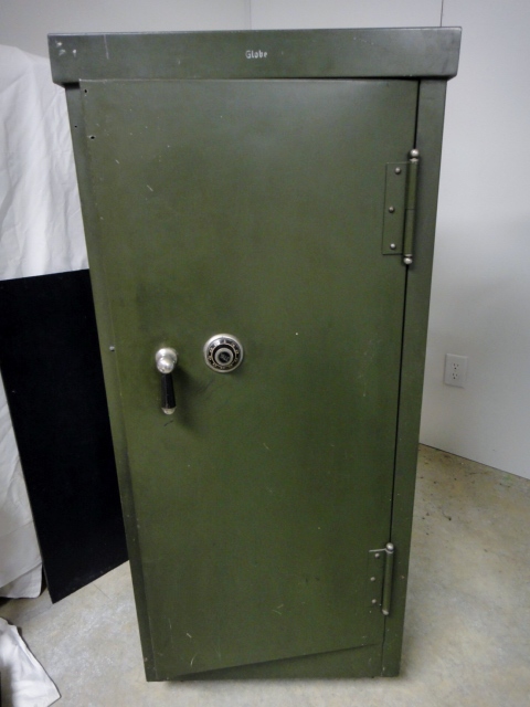 Vintage Globe & Wernick Floor Safe