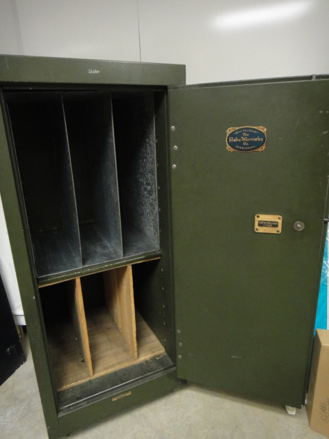 Vintage Globe & Wernick Floor Safe