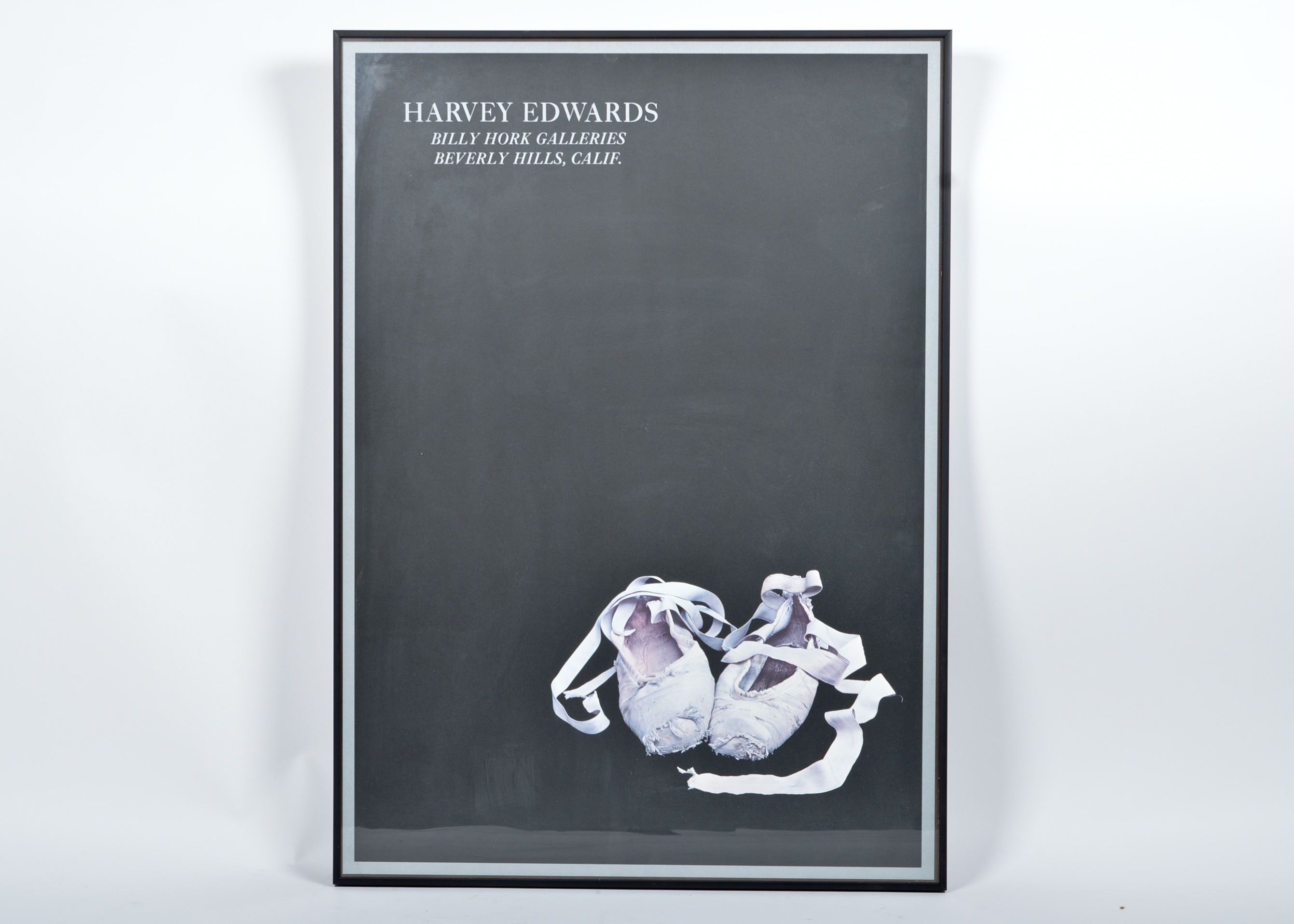 1970s Harvey Edwards Exhibition "Ballet Slippers" Lithograph 