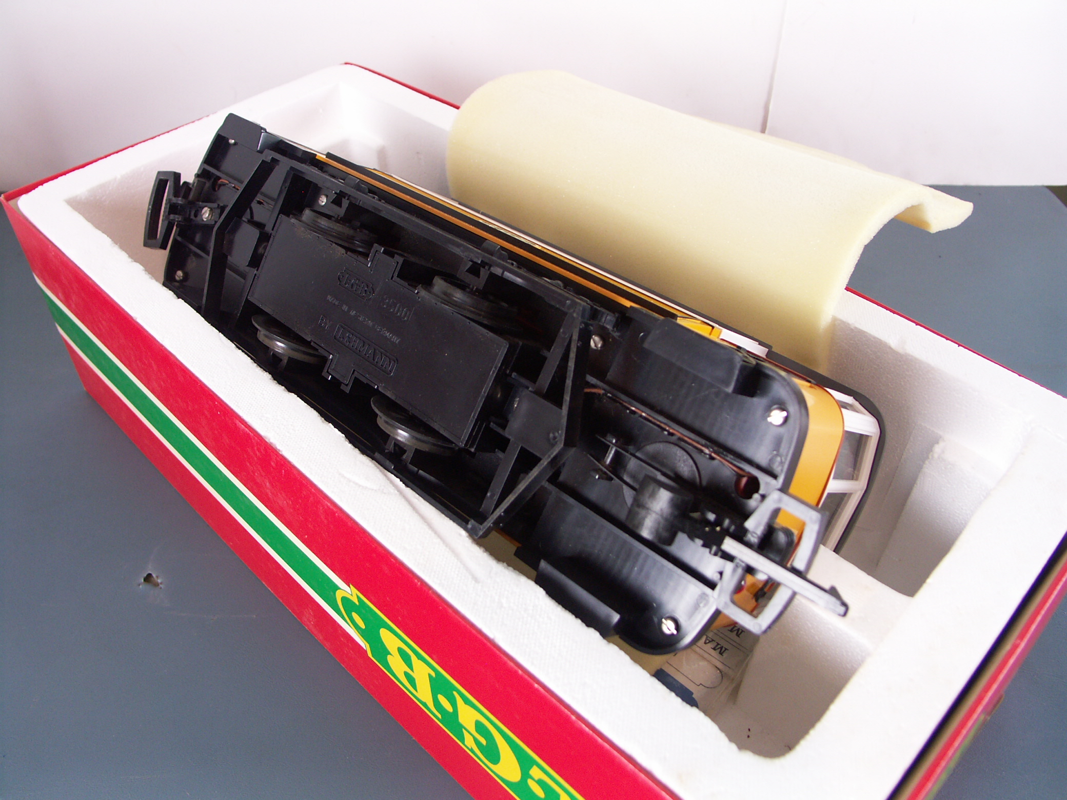 LGB Lehmann G Scale Yellow Trolley Set