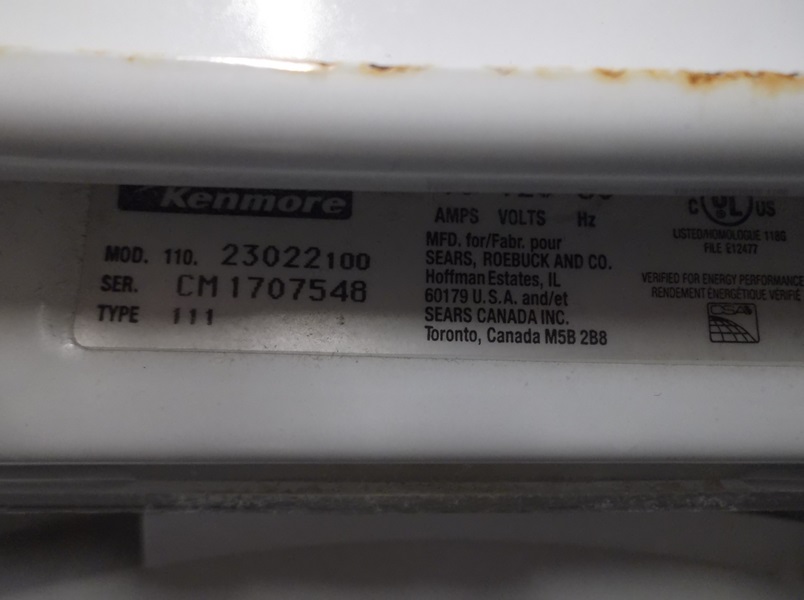 Kenmore Elite Washing Machine