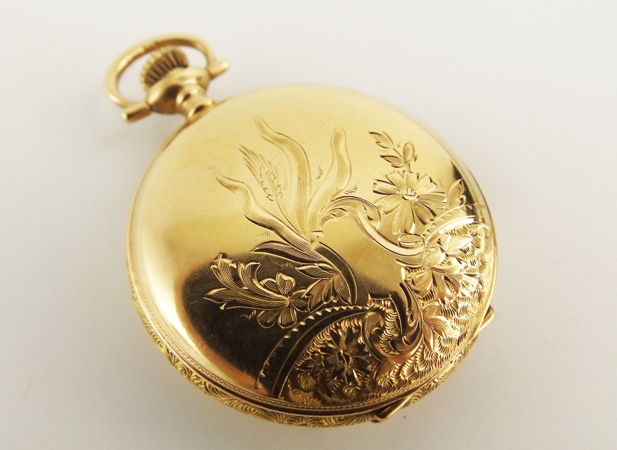 14k Yellow Gold Elgin Ladies Pocket Watch