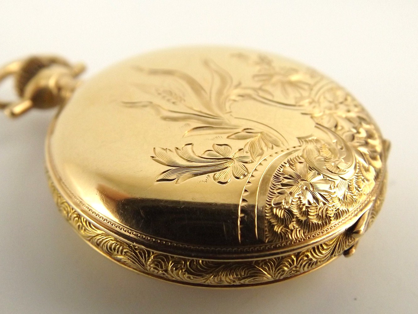 14k Yellow Gold Elgin Ladies Pocket Watch