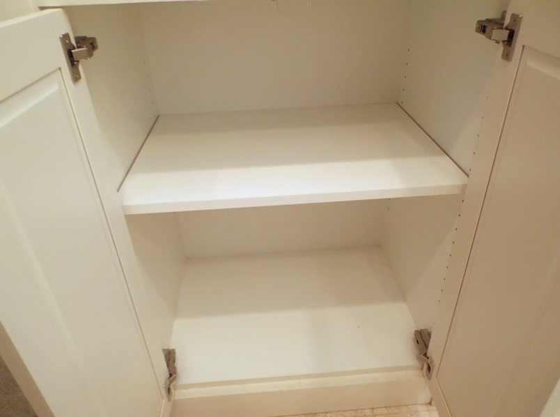 Built-In Bathroom Towel Cabinet 