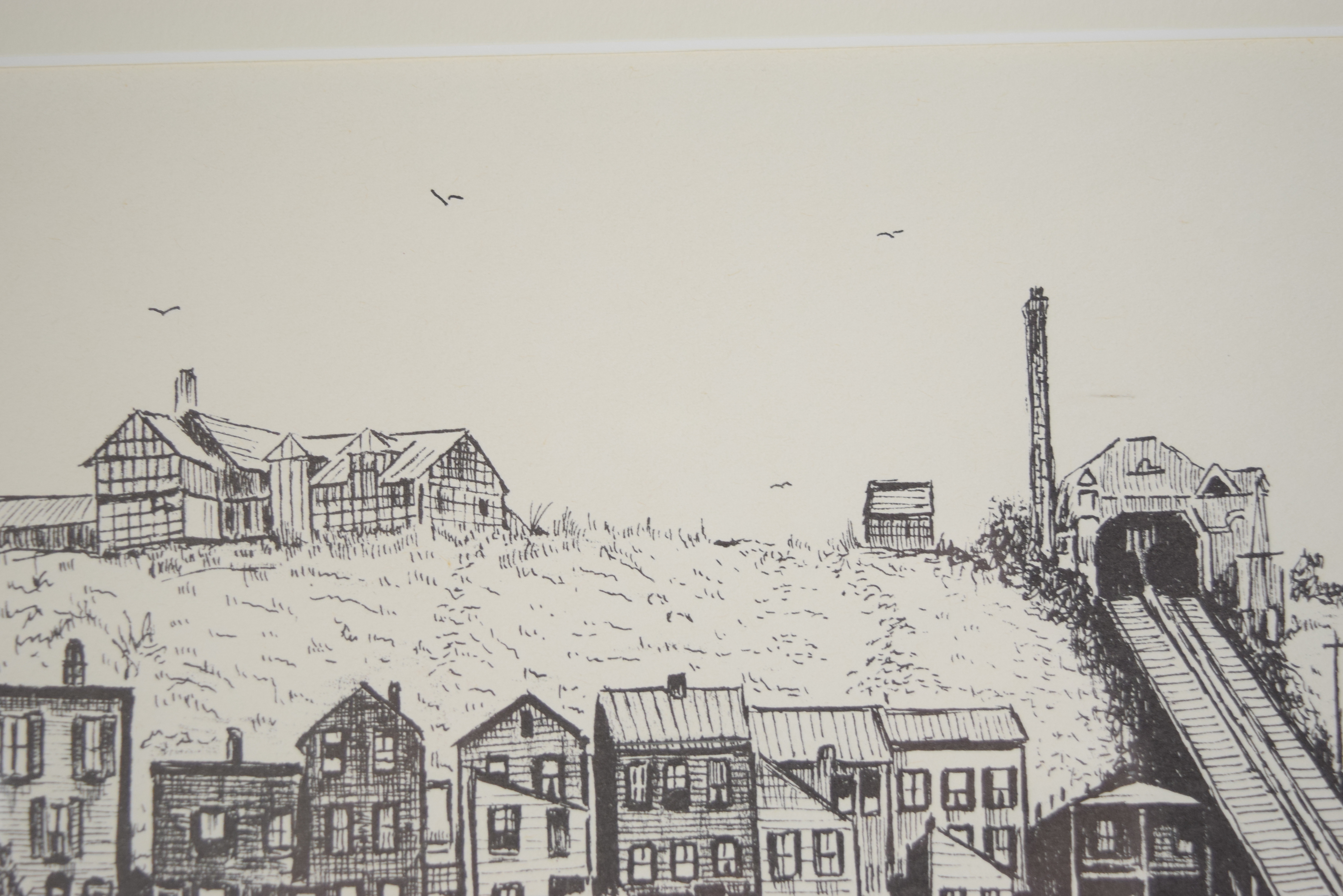 A Black and White Print of the Mt. Adams Incline