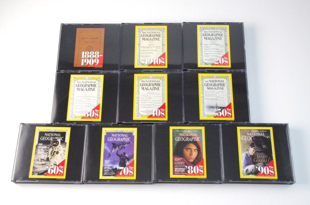 Vintage Model Train Engine Display, Clock, and Wood Box of CD's