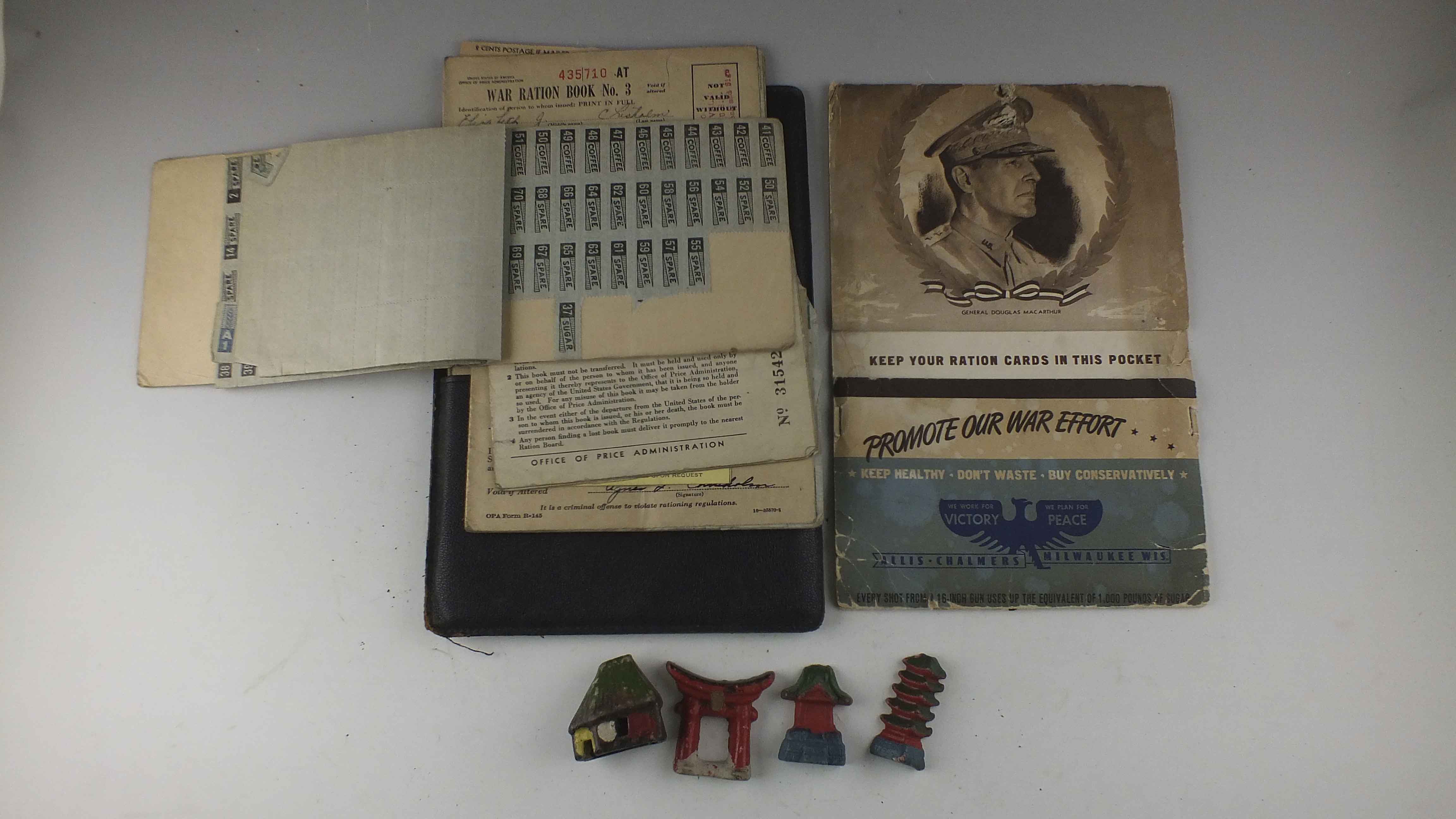 WWII War Ration Book and More