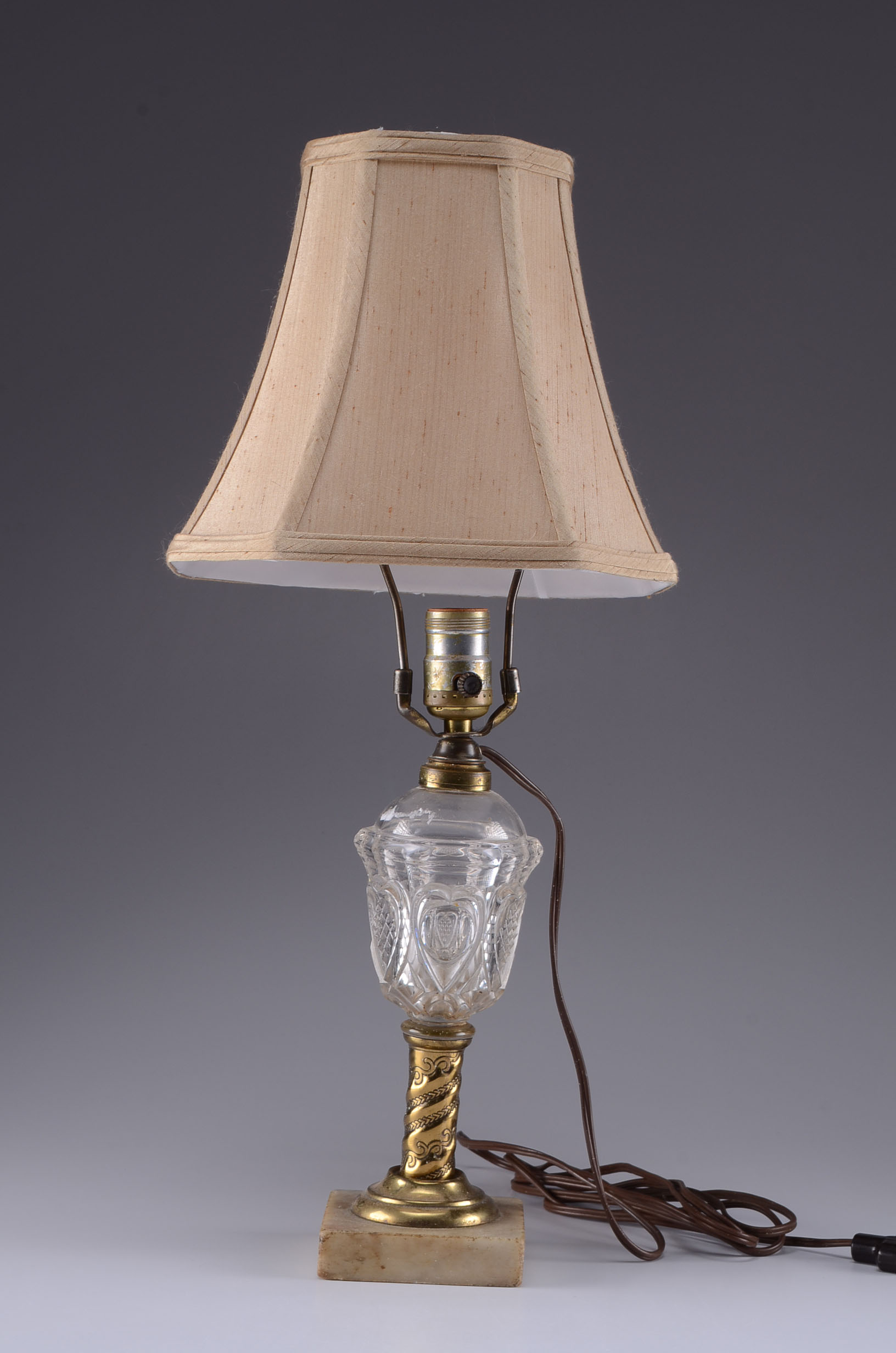 Converted Vintage Oil Lamp Light