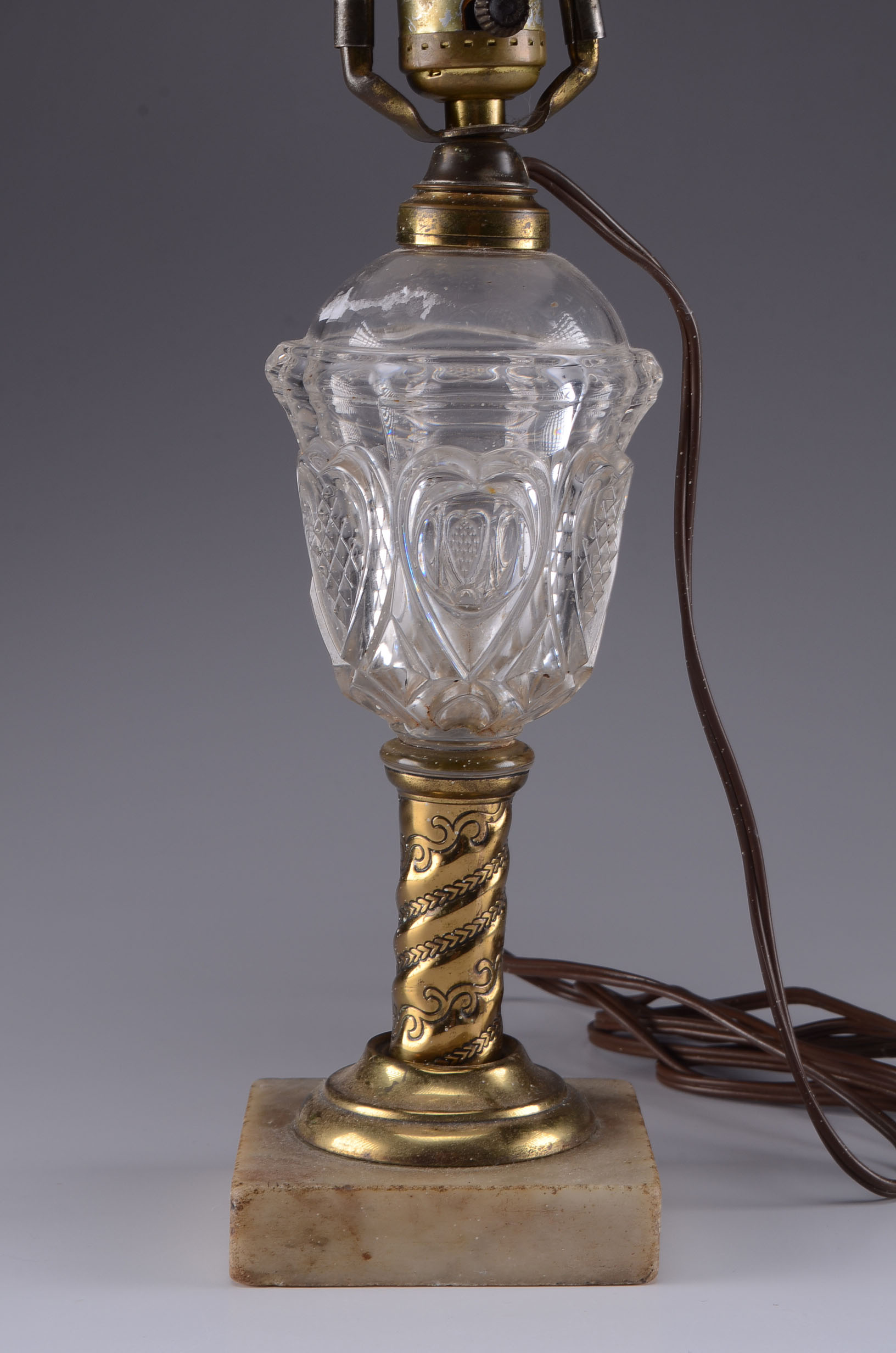 Converted Vintage Oil Lamp Light