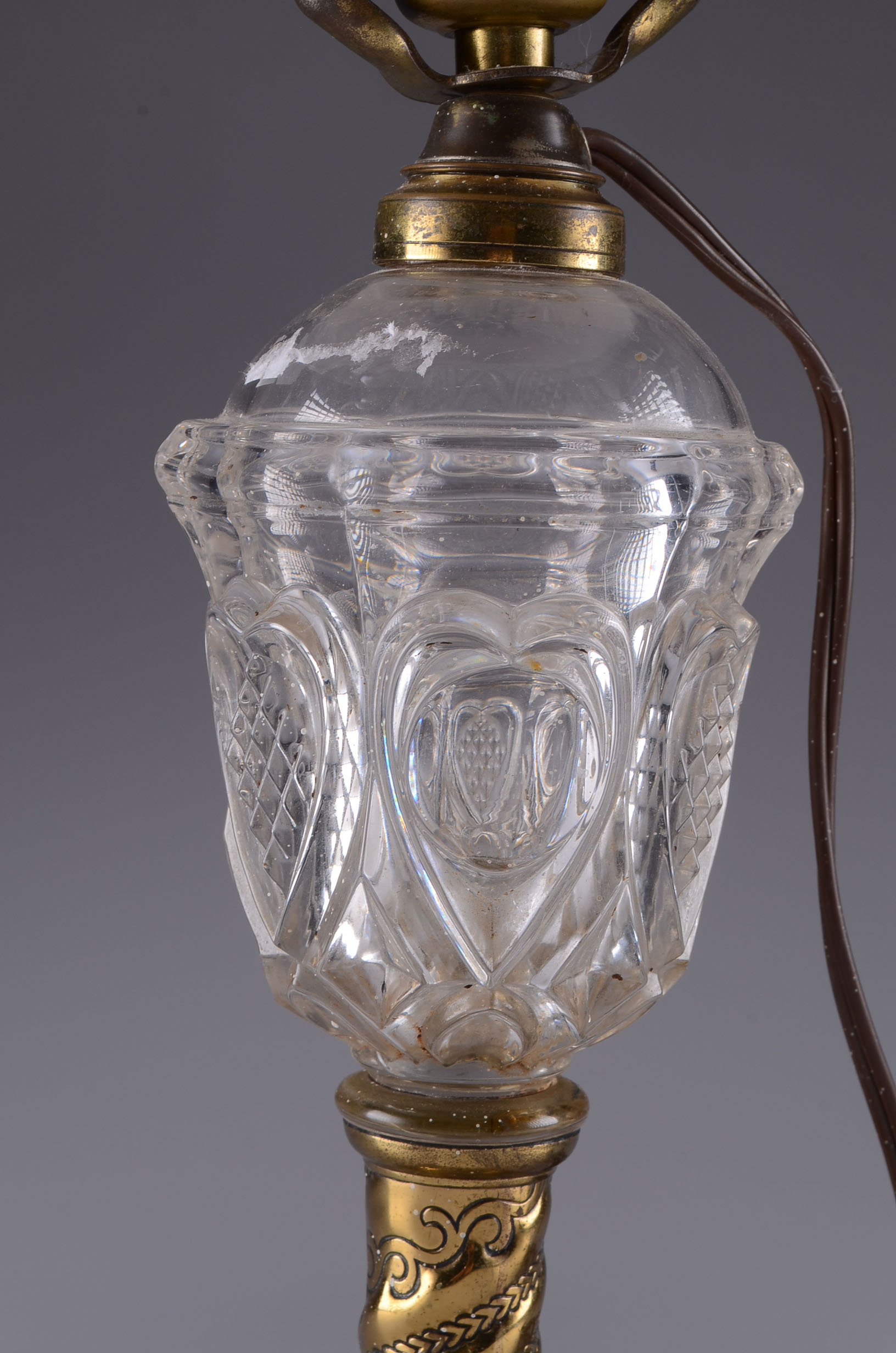 Converted Vintage Oil Lamp Light