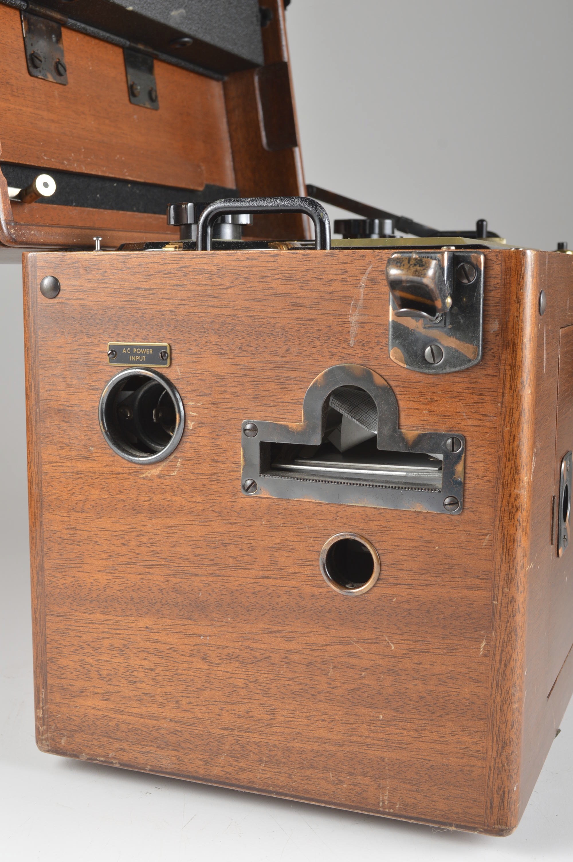 Vintage Sanborn Viso Cardiette Portable ECG in Wood Case