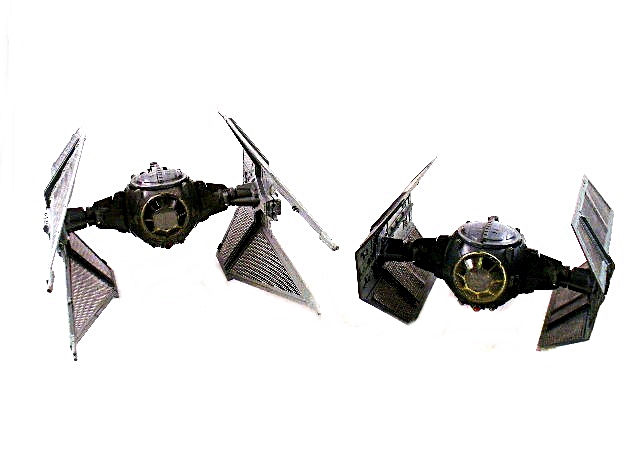 Two Battery Operated Star Wars TIE Starfighters