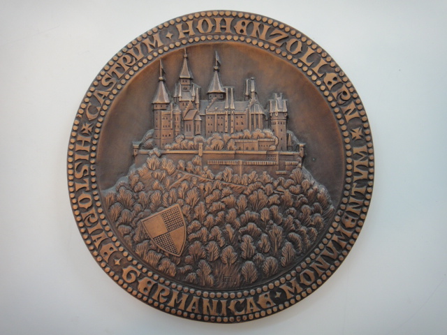 Vintage Solid Bronze Wall Plaque