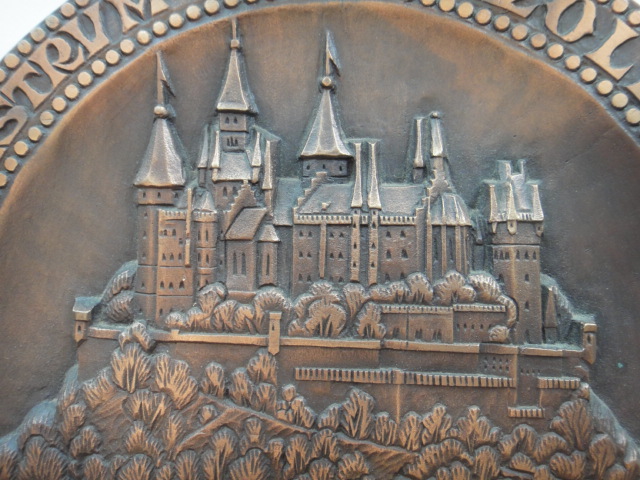 Vintage Solid Bronze Wall Plaque