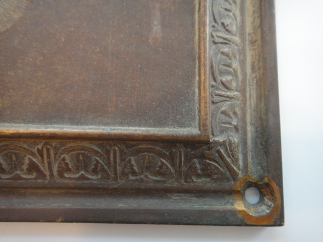 Solid Bronze Dog Wall Art