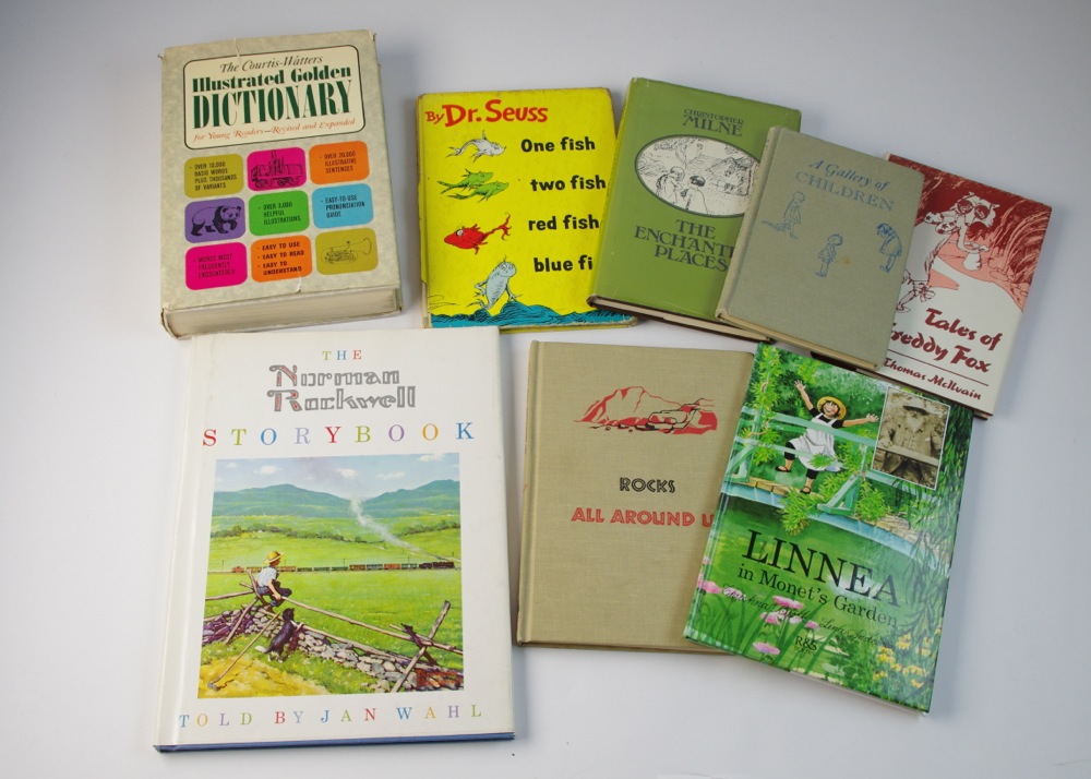 Eight Children's Books Featuring Norman Rockwell Stories