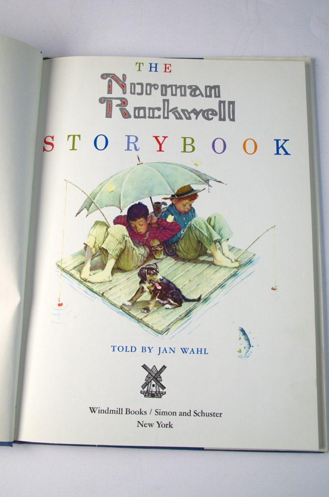 Eight Children's Books Featuring Norman Rockwell Stories