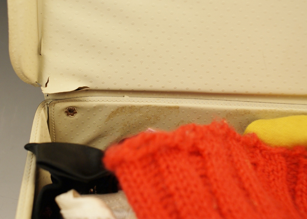 Vintage 1961 Barbie Vinyl Case Full of Vintage Barbie Clothes