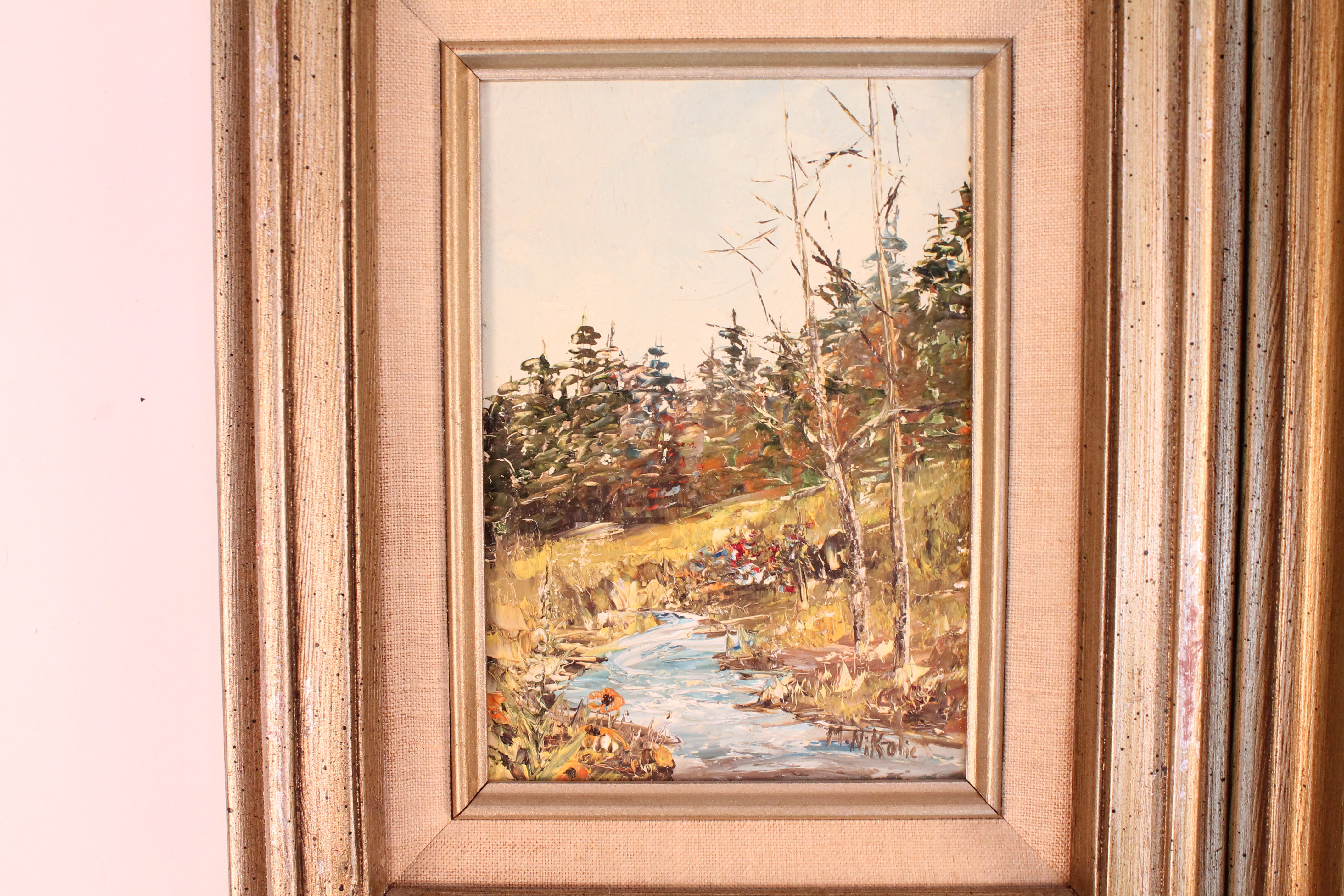 Collection of Marianne Nikolic Framed Acrylics 