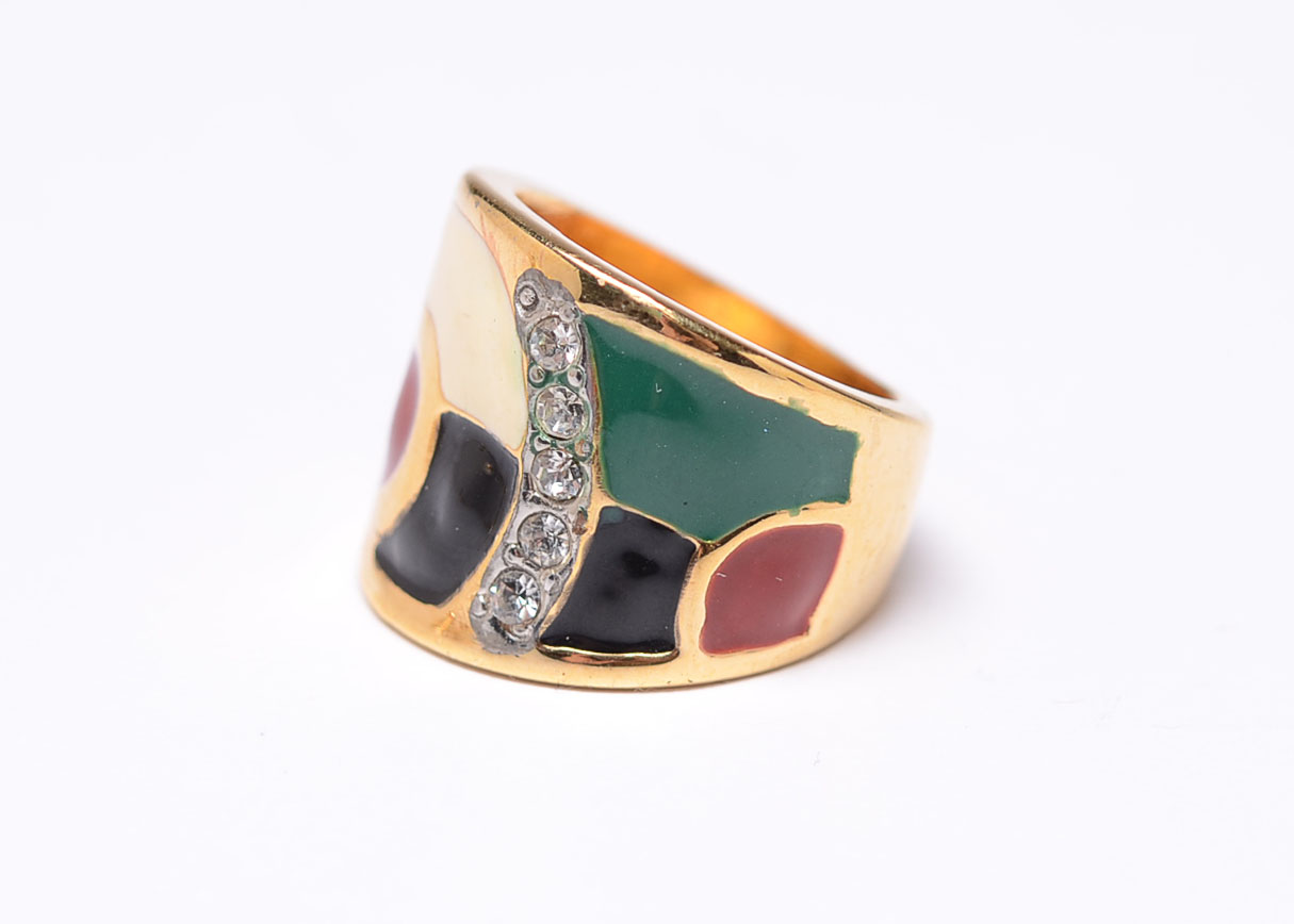 Chic Collection of Gold Tone Ladies Couture Jewelry