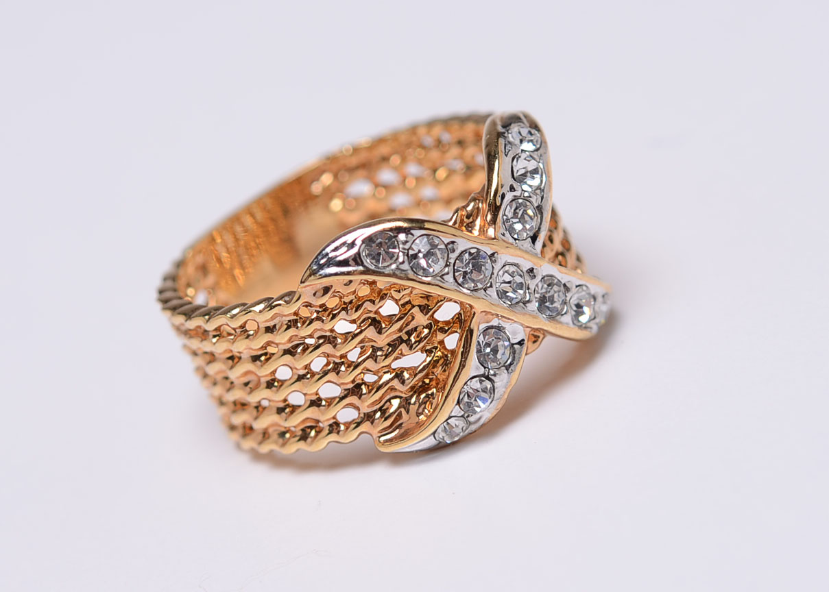 Chic Collection of Gold Tone Ladies Couture Jewelry